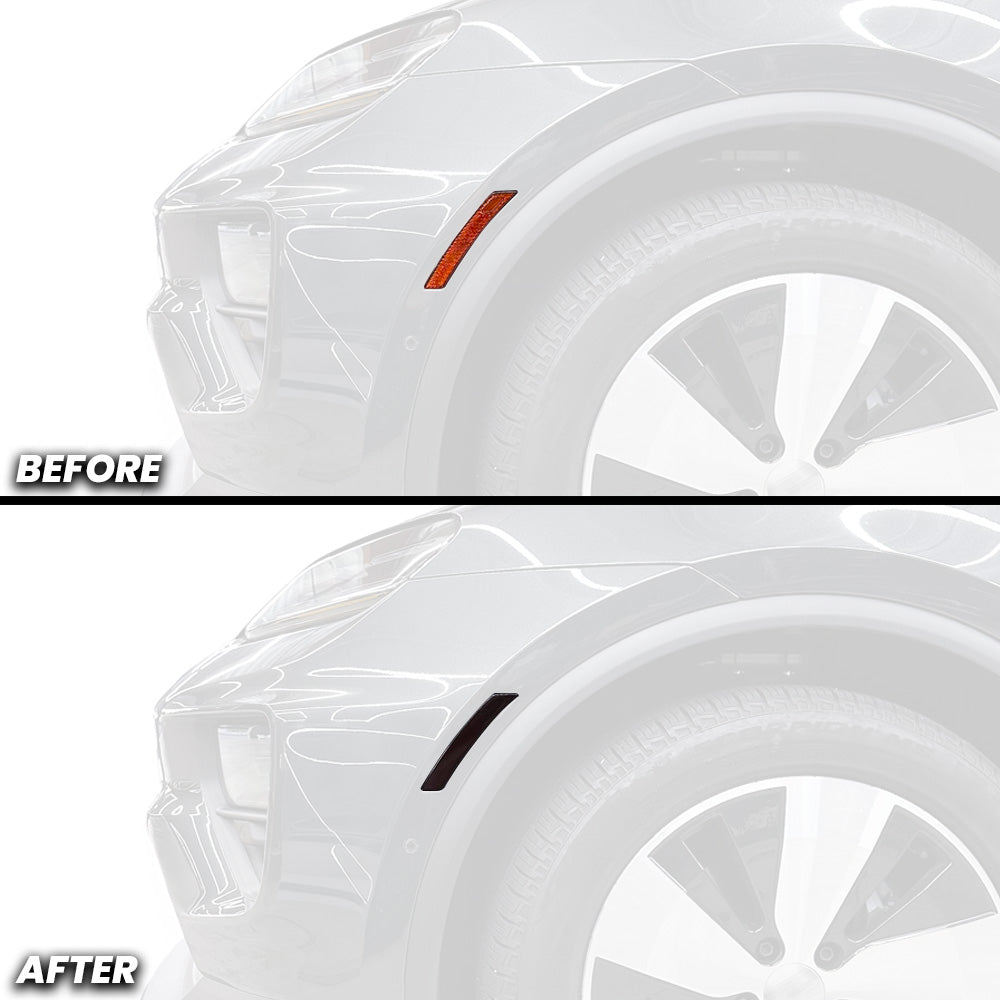 Front Bumper Reflector Pre-cut Overlay Tint for 2025+ Porsche Macan Electric
