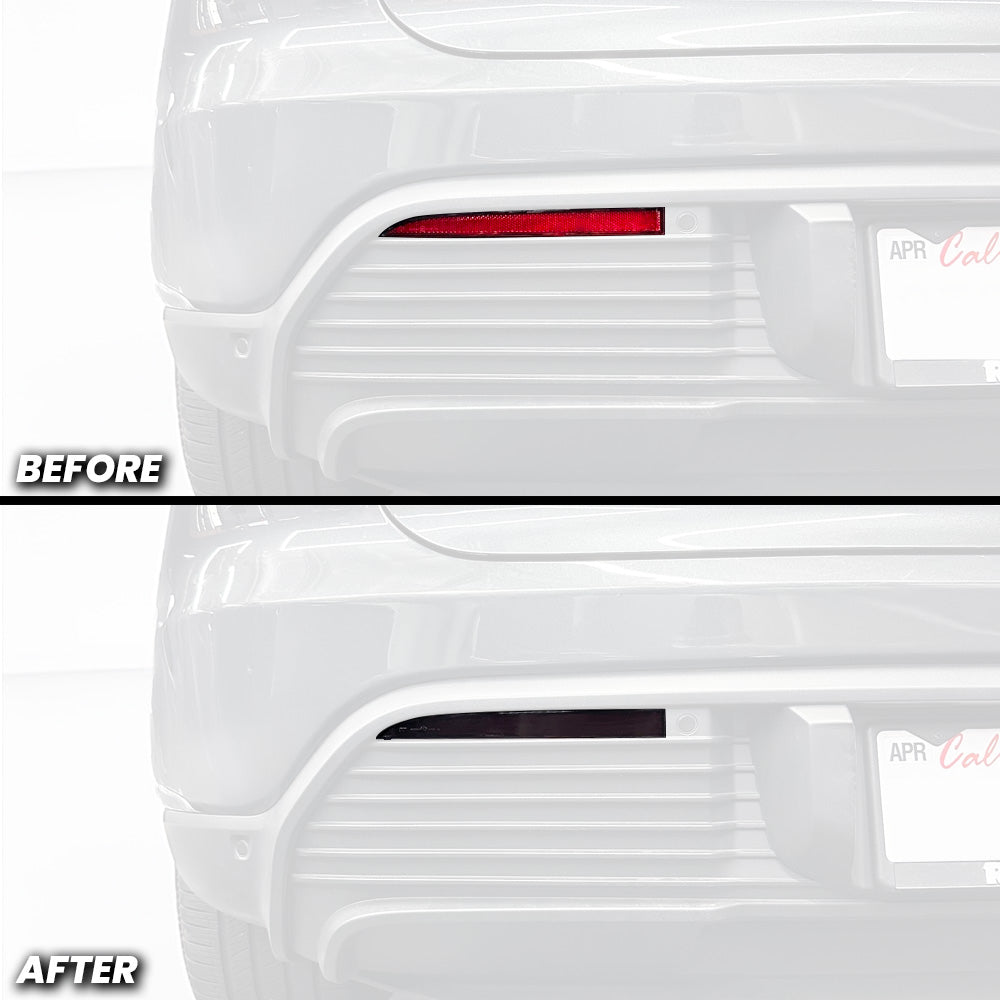 Rear Bumper Reflector Pre-cut Overlay Tint for 2025+ Porsche Macan Electric