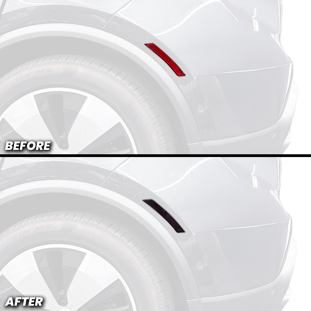 Rear Bumper Side Reflector Pre-cut Overlay Tint for 2025+ Porsche Macan Electric