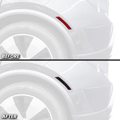 Rear Bumper Side Reflector Pre-cut Overlay Tint for 2025+ Porsche Macan Electric