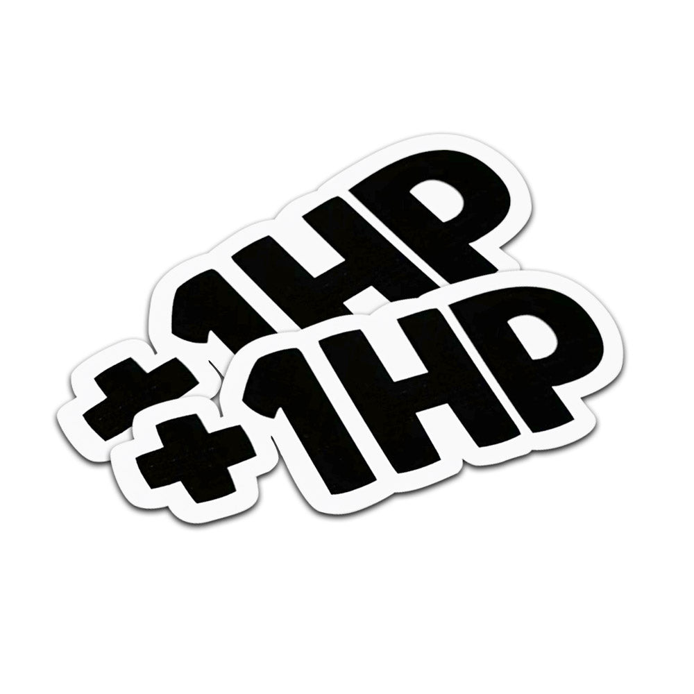 Plus One Horsepower Sticker