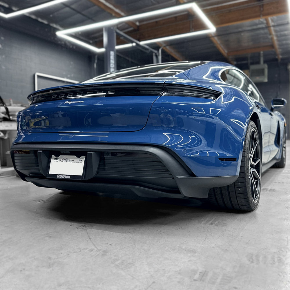 Tycan Rear Fender 2019-2024 Porsche Taycan Rear Bumper Reflector Pre-cut Overlay ...
