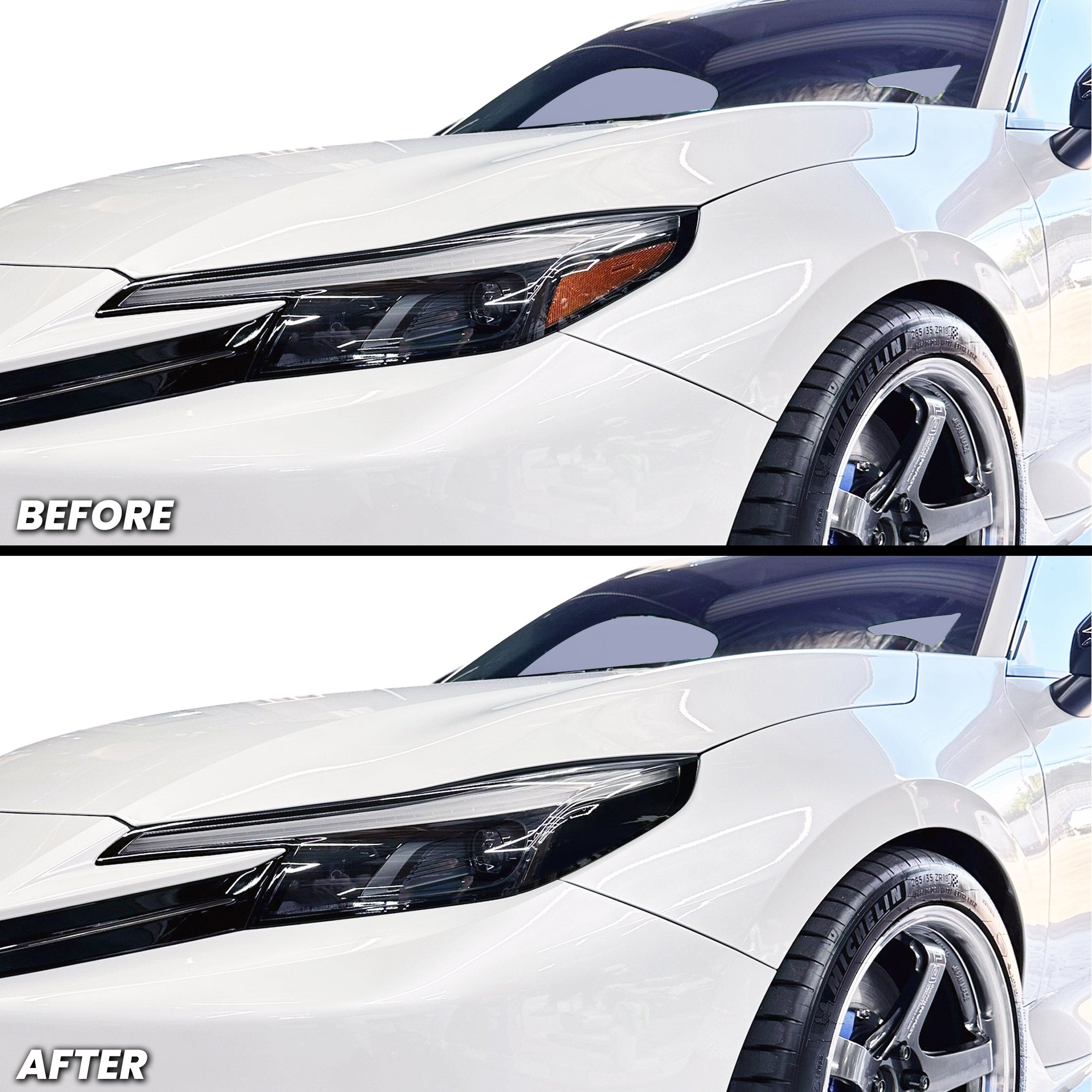 Headlight Amber Delete Pre-cut Overlay Tint for 2026+ Prelude