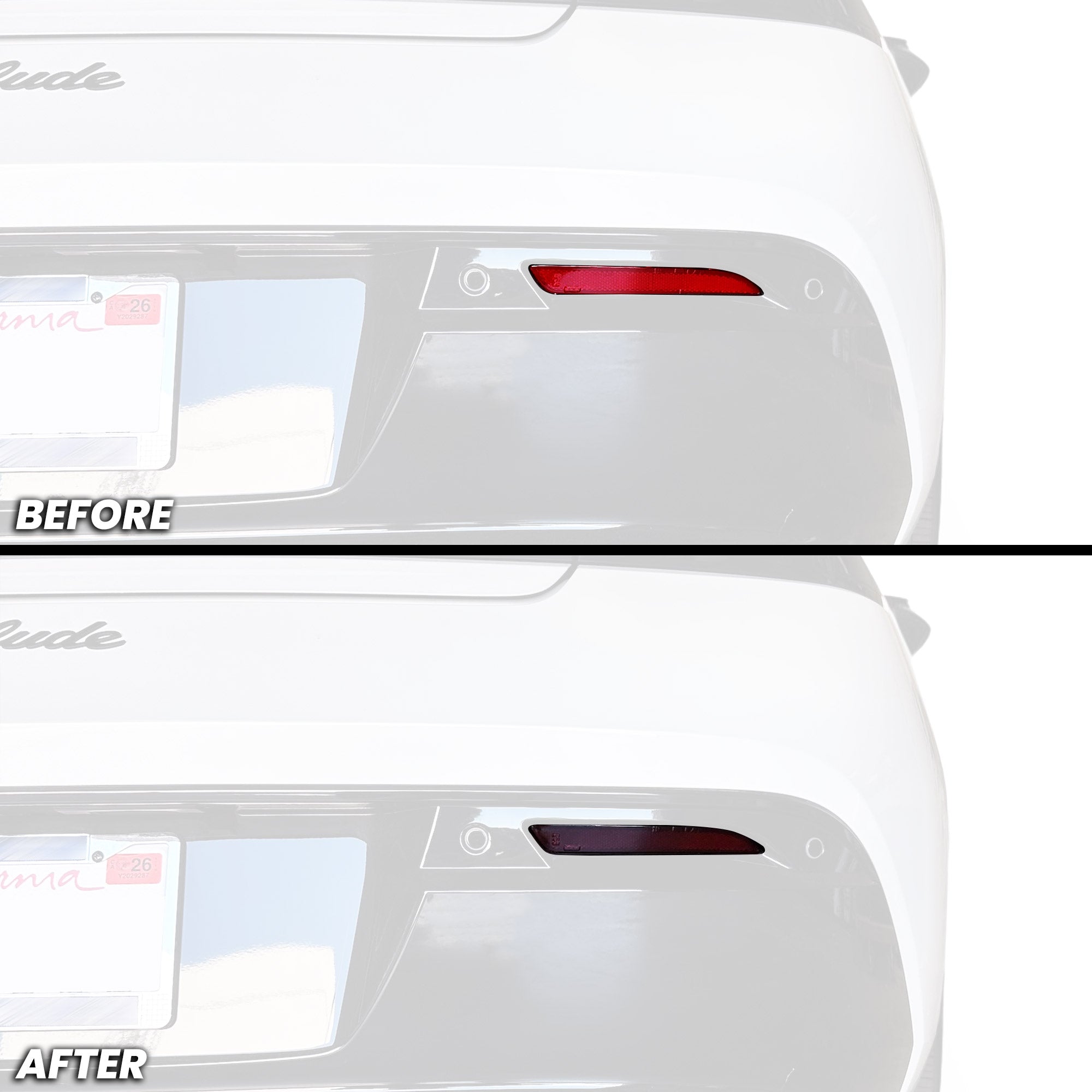 Rear Bumper Reflector Pre-cut Overlay Tint for 2026+ Prelude