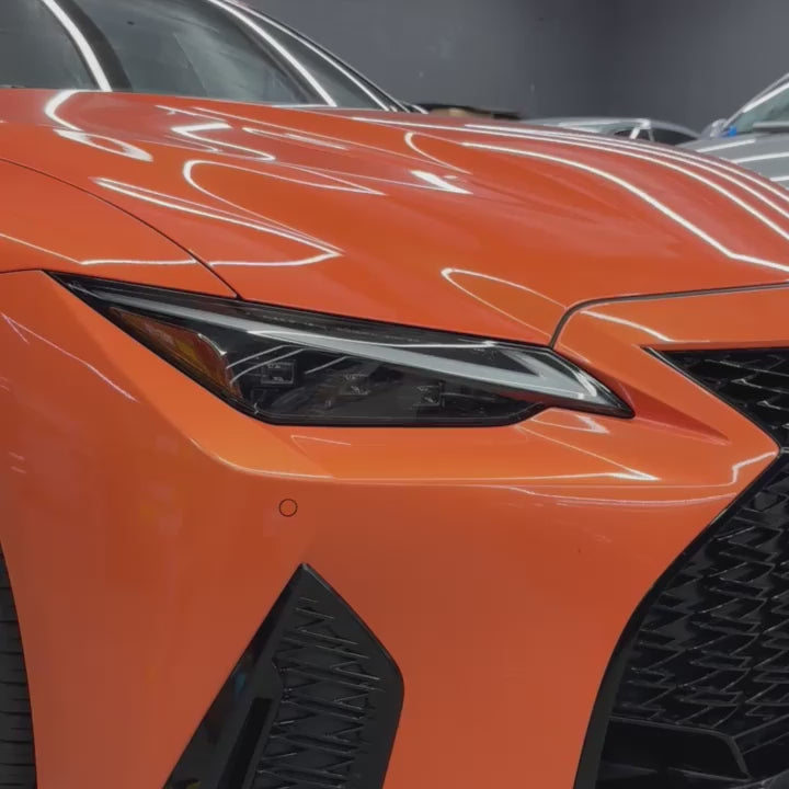 Headlight DRL Daytime Running Light Tint and Amber Delete Pre-Cut Overlay for 2021-2026 Lexus IS300 IS350 IS500