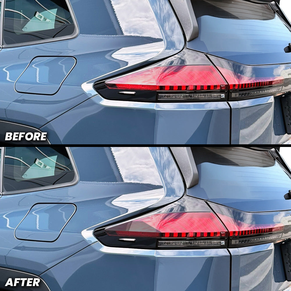 Rear Tail Light Side Marker Reflector Pre-cut Overlay Tint for 2026+ RAV4