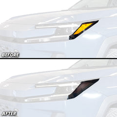 Headlight Amber Delete Pre-cut Overlay Tint for 2026+ RAV4