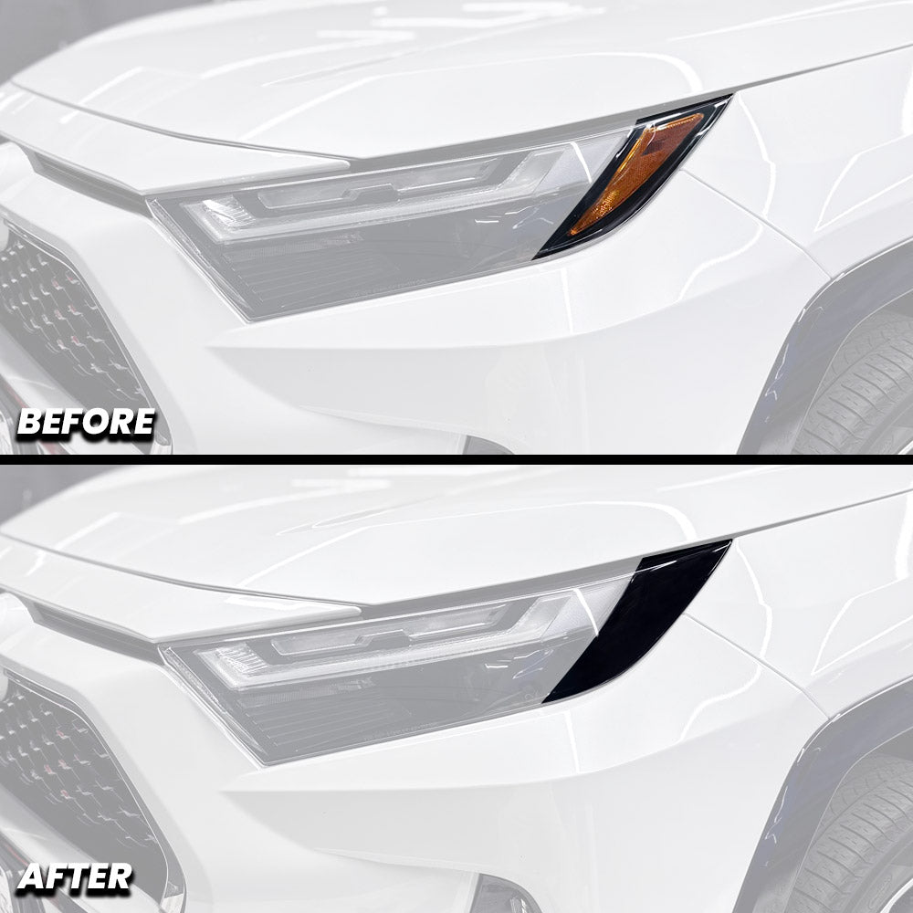 Headlight Amber Delete Pre-Cut Overlay Tint for 2019-2025 RAV4