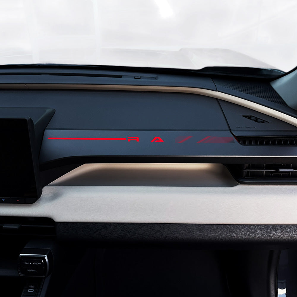 AFD Overlays Dashboard Logo Pin-stripe Pre-cut Overlay for 2026+ RAV4