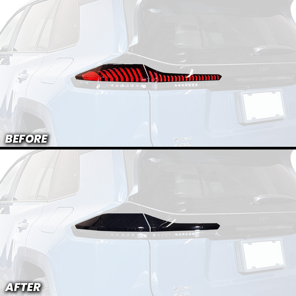 Rear Tail Light Brake Light and Running Brake Light Pre-cut Overlay Tint for 2026+ RAV4
