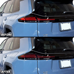 Rear Tail Light Brake Light and Running Brake Light Pre-cut Overlay Tint for 2026+ RAV4