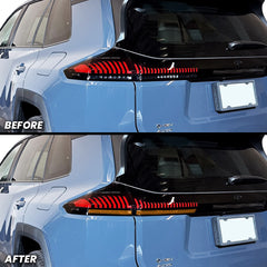 Rear Tail Light Turn Signal and Reverse Light Pre-cut Overlay Tint for 2026+ RAV4