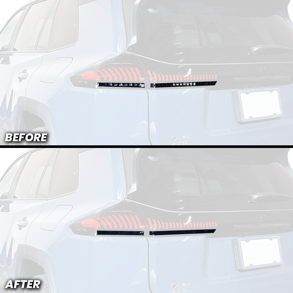 Rear Tail Light Turn Signal and Reverse Light Pre-cut Overlay Tint for 2026+ RAV4