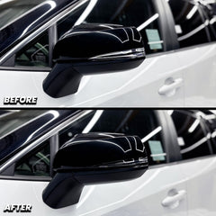 Side Mirror Turn Signal Pin-stripe Chrome Delete Pre-cut Overlay compatible with 2019-2025 Toyota RAV4