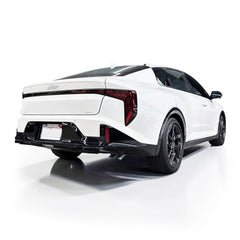 Rear Bumper Gun Metal Chrome Accent Black Out Delete Pre-cut Overlay for 2025+ Kia K4