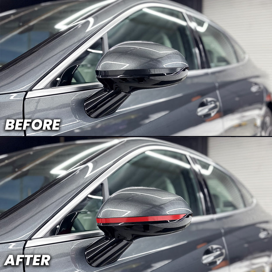 thumbnail image 2 of Smoked Headlight Amber Delete Pre-Cut Overlay For 2022+ Subaru WRX – Front Reflector Cover, Made In USA By AeroFlowDynamics Overlays 2 of 3