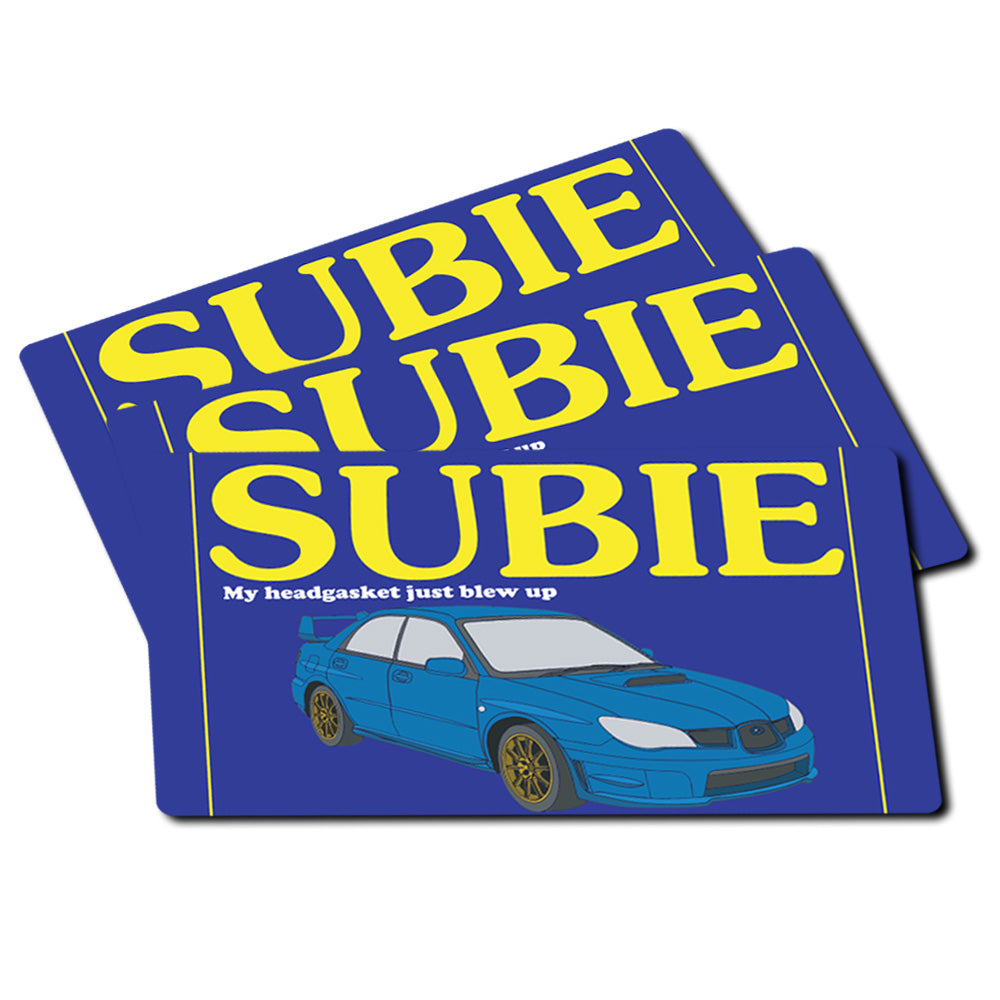 Spam Subie Sticker