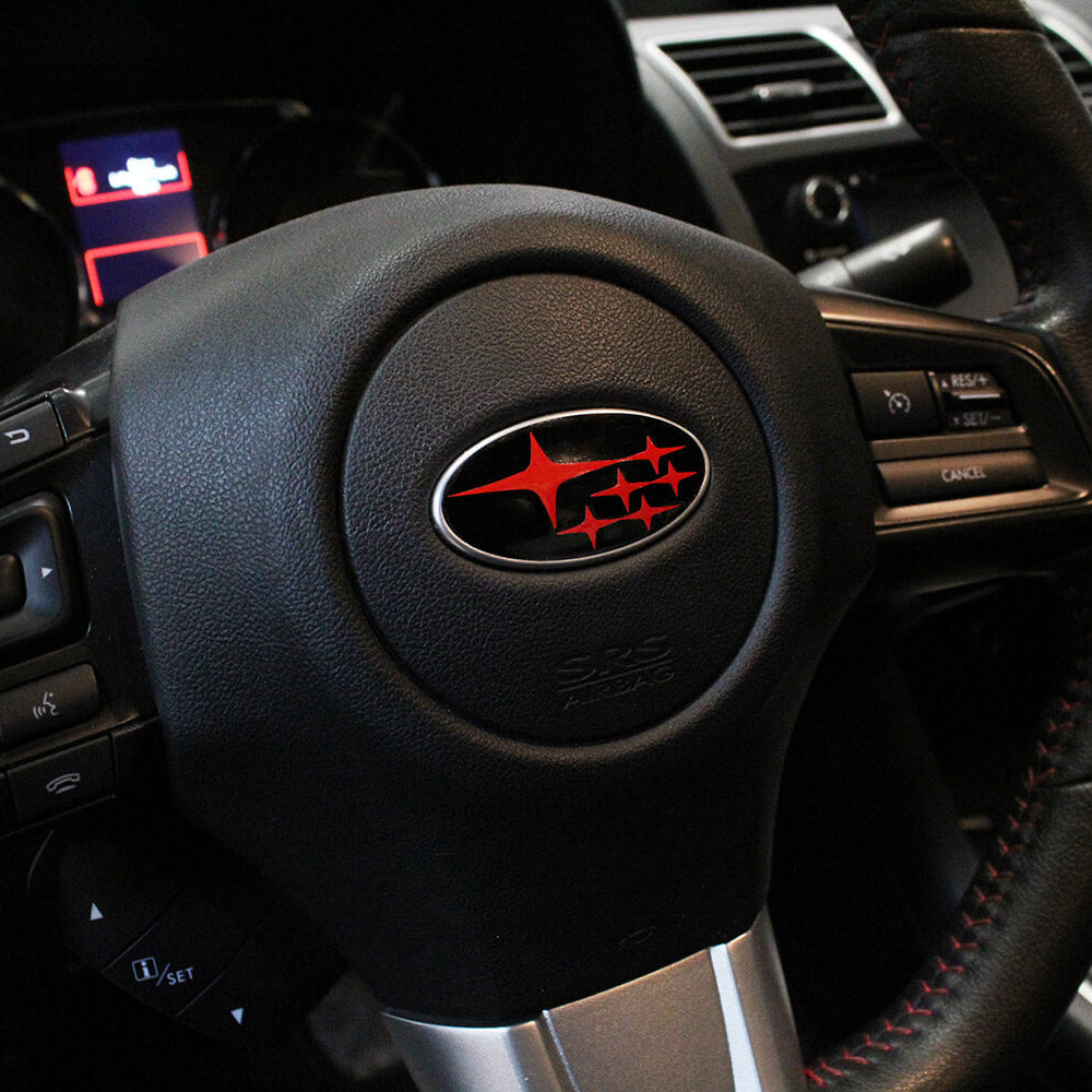 2015-2021 Subaru WRX / STI Steering Wheel Emblem Overlay