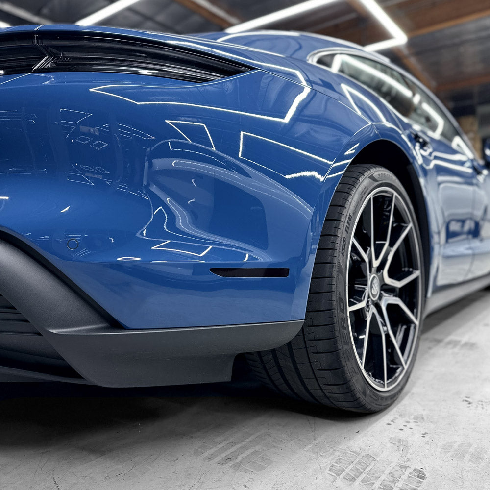 2019-2024 Porsche Taycan Rear Bumper SIDE Reflector Pre-cut Overlay