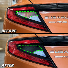 2022+ Subaru WRX Smoked Tail Light Turn Signal and Reverse Pre-Cut Overlay V2