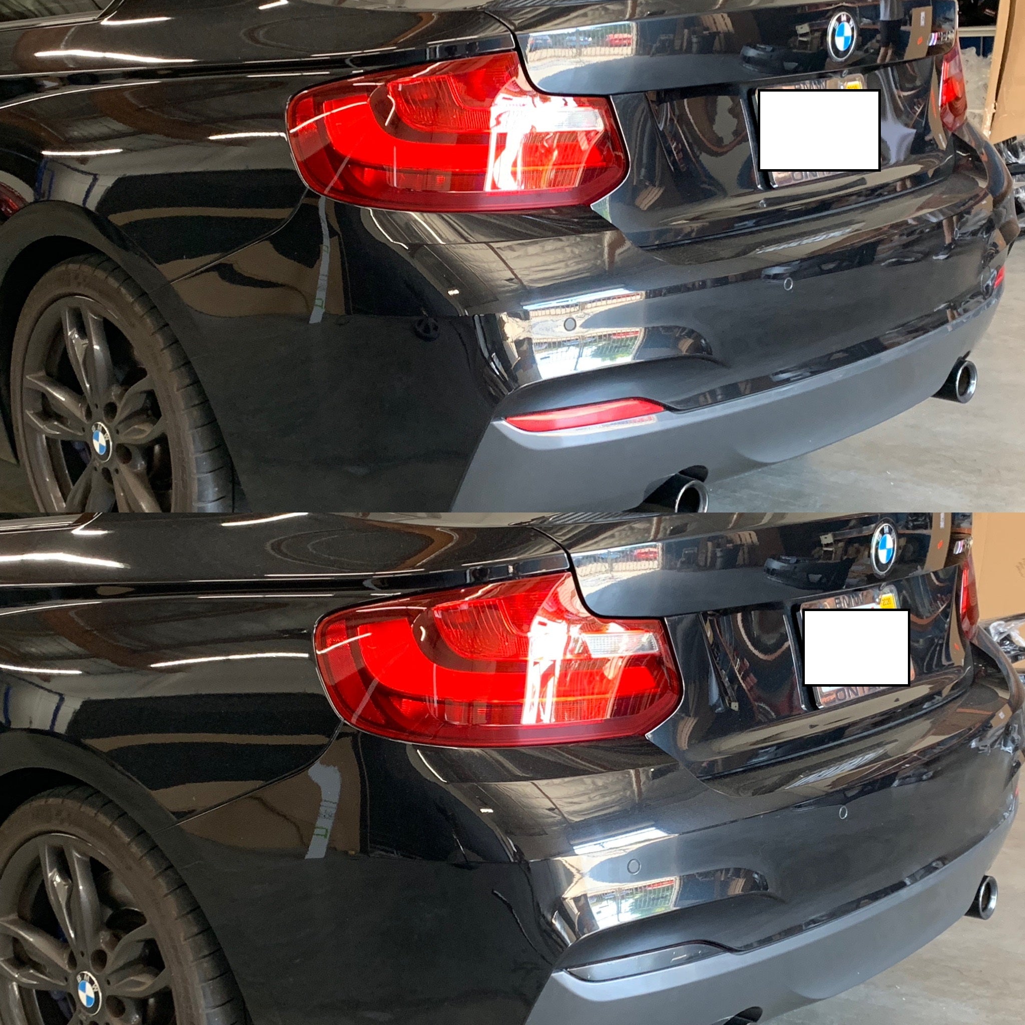 BMW 2-Series Coupe Rear Bumper Reflector Overlay