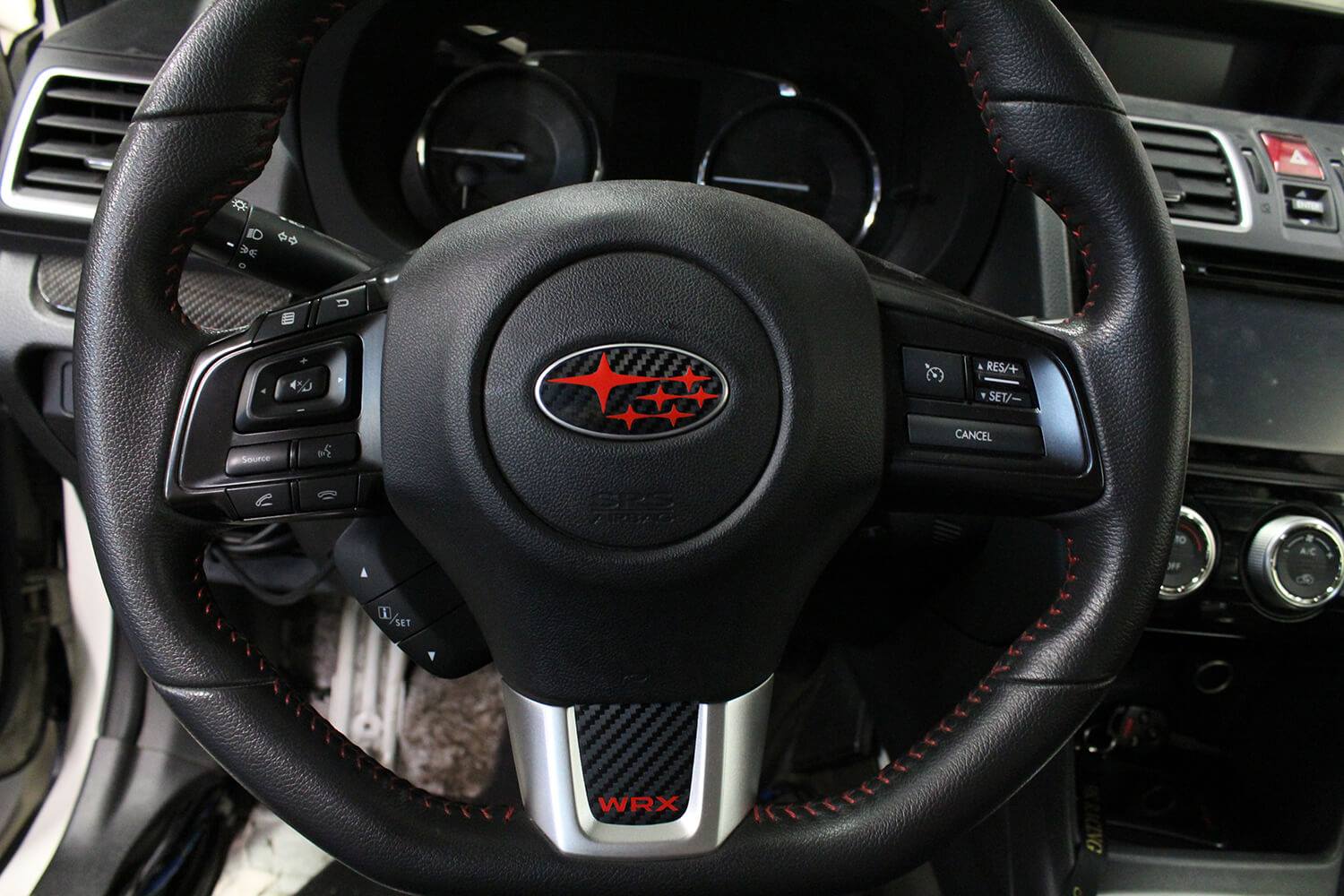 2015-2021 Subaru WRX Steering Wheel Bottom Emblem Overlay