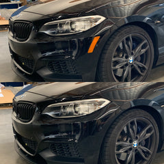 BMW 2-Series Coupe Front Bumper Reflector Overlay