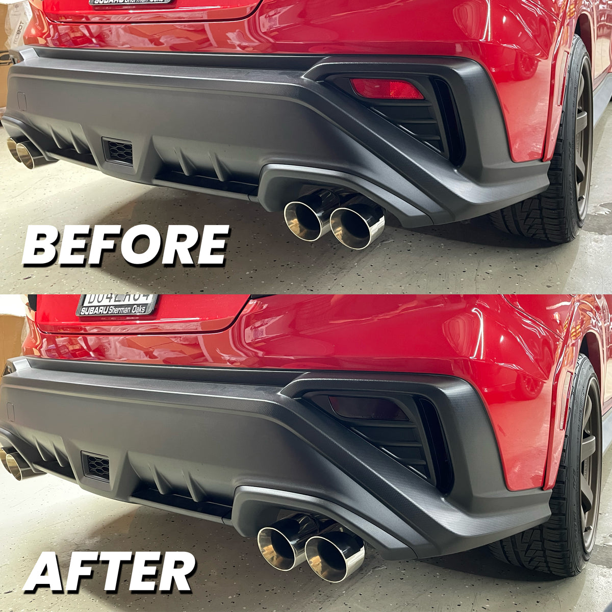 2022+ Subaru WRX Smoked Rear Bumper Reflector Overlay ...