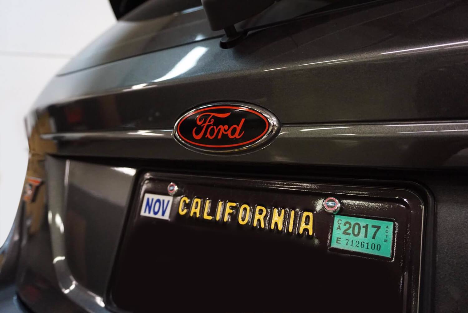 2013-2018 Ford Fiesta Front and Rear Emblem Overlay