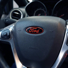 Ford Fiesta Steering Wheel Emblem Overlay