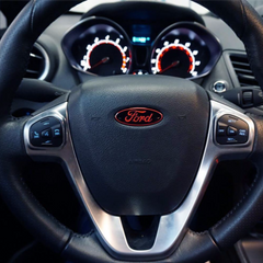 Ford Fiesta Steering Wheel Emblem Overlay