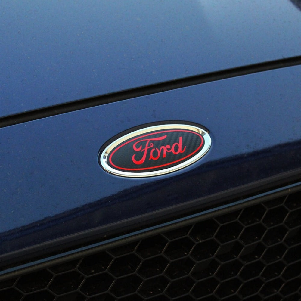 2015-2017 Ford Focus ST Front and Rear Emblem Overlay