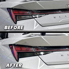 Smoked Tail Light Turn-Reverse Pre-Cut Overlay for 2021+ Hyundai Elantra N