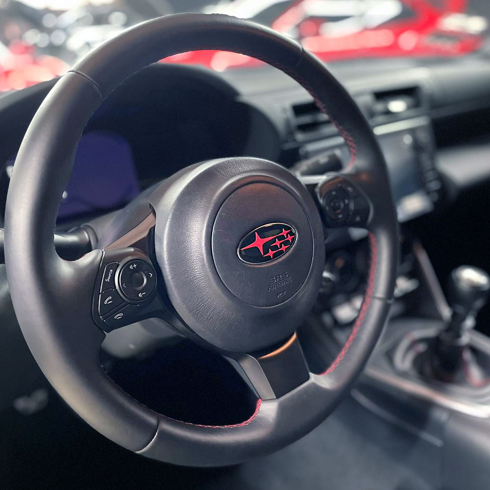 2022+ Subaru BRZ Steering Wheel Emblem Pre-cut Overlay