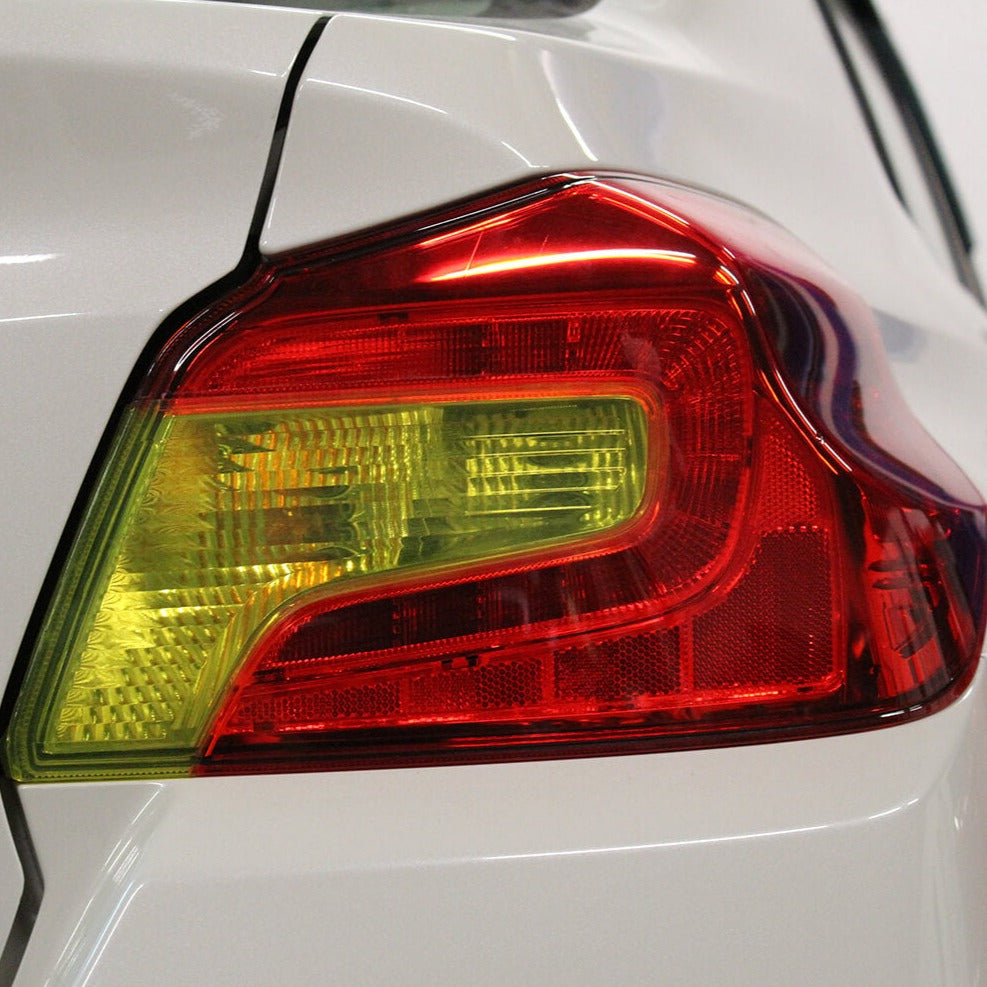 2015-2018 Subaru WRX/STI Rear Tail Light Overlay Yellow