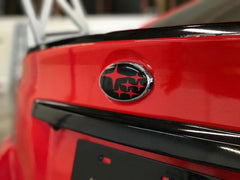 15-18 Subaru WRX/STI Rear Emblem Red Overlay
