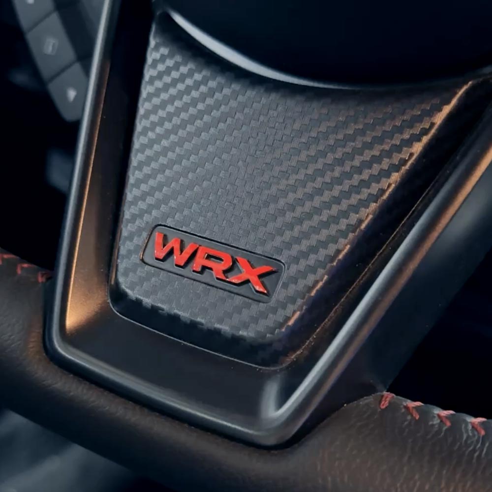 2022+ Subaru WRX LOGO Steering Wheel Emblem Pre-cut Overlay